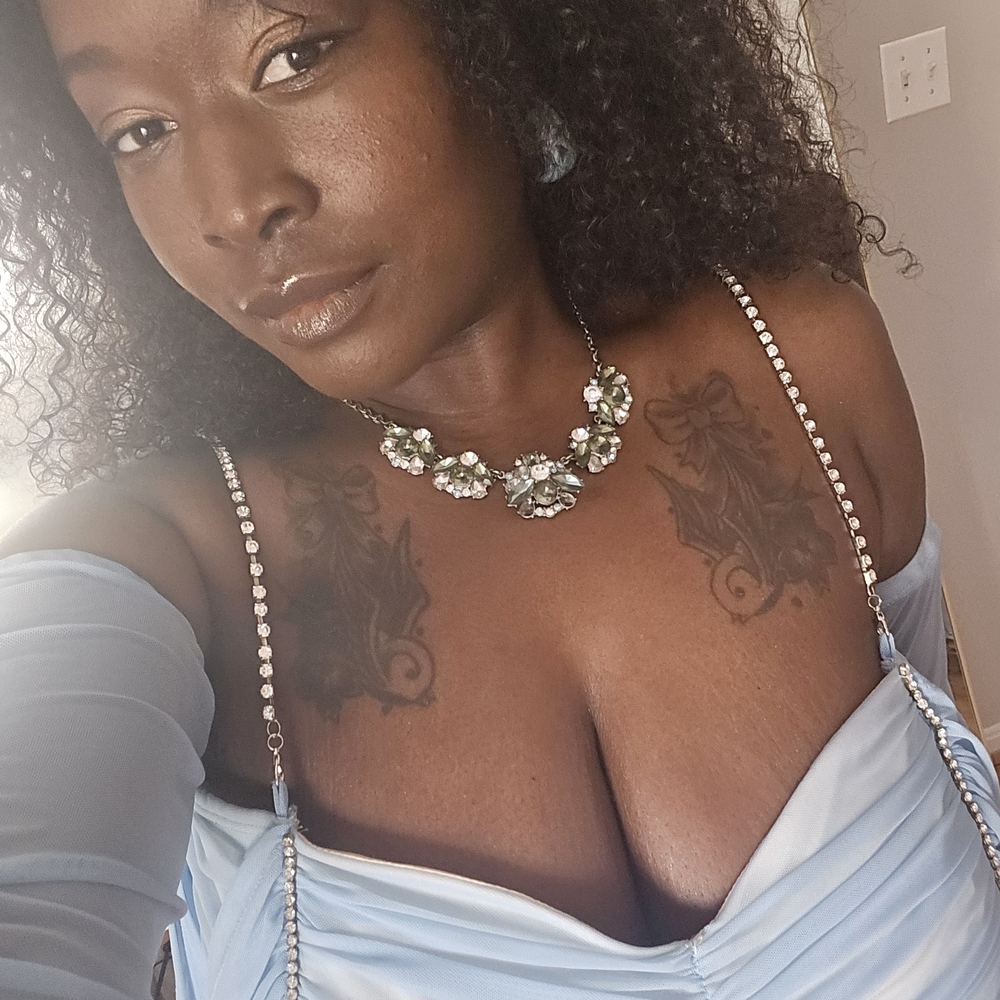 Fashion Nova - Sky Blue Ruched Mini Dress